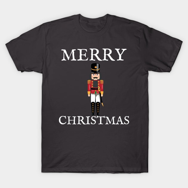 Merry Christmas Nutcracker T-Shirt by SistersTrading84